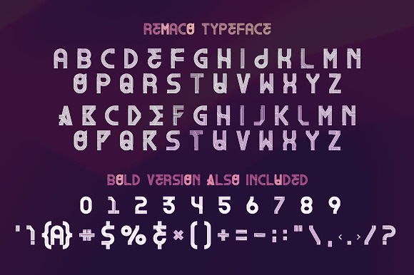 Remaco - Display Font in Display Fonts - product preview 3