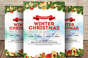 Winter And Christmas Party Flyer