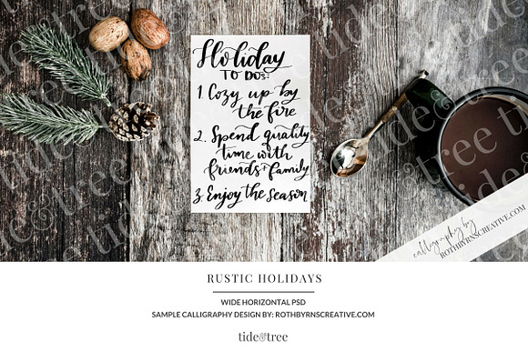 Rustic Holidays | Wide No 2 in Website Templates - product preview 4