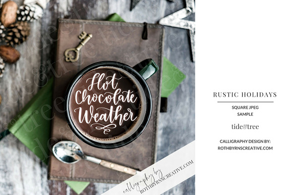 Rustic Holidays Set in Social Media Templates - product preview 23