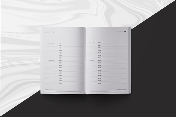 12 Weeks Planner InDesign Template in Stationery Templates - product preview 4