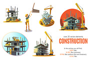 Construction Cartoon Set