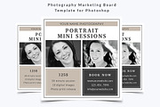 Photography Marketing Board Template