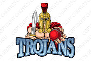 Trojan Spartan Cricket Sports Mascot
