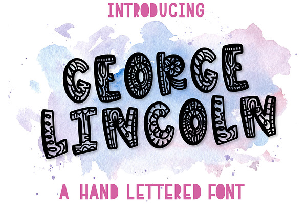 George Lincoln - A Silly Drawn Font