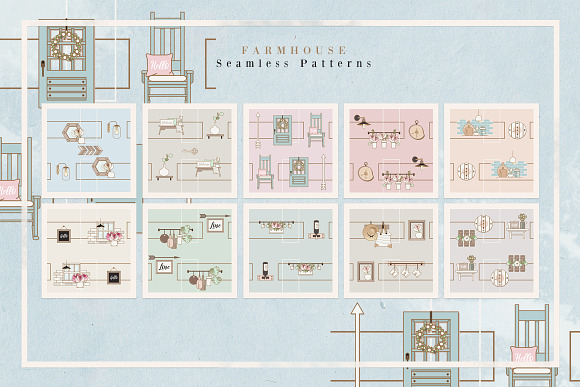 Farmhouse Icon Collection in Icons - product preview 10