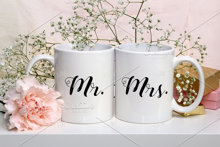 Wedding Mugs Mock-up. PSD+JPG in Product Mockups - product preview 8