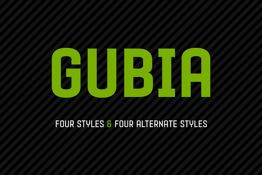 Gubia Font Family in Sans-Serif Fonts - product preview 8