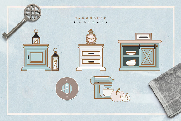 Farmhouse Icon Collection in Icons - product preview 15