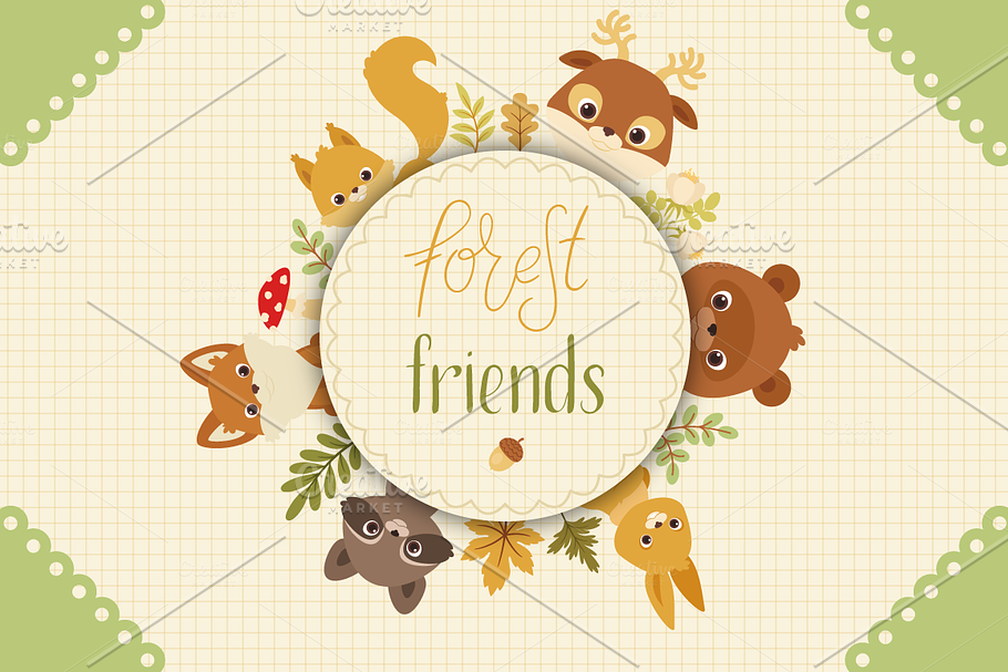 Forest Friends. Animals and Plants in Illustrations - product preview 8