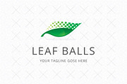 Leaf Balls Logo Template