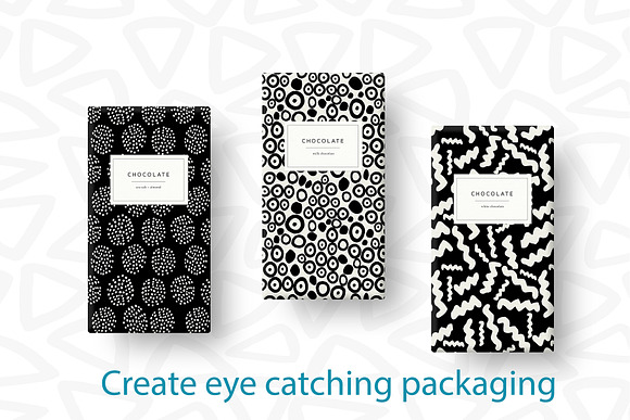 Dots and Dashes Seamless Patterns in Patterns - product preview 3