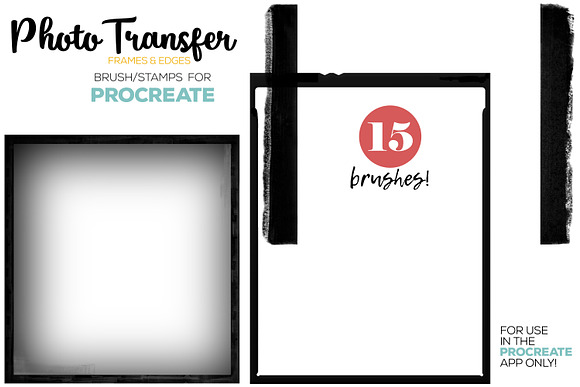 Procreate Photo Transfer Brushes in Add-Ons - product preview 3