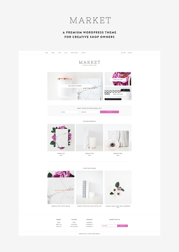 Market - Blog + eCommerce Theme in WordPress Business Themes - product preview 4
