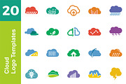 20 Logo Cloud Templates Bundle