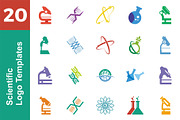 20 Logo Scientific Templates Bundle
