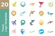 20 Logo Travel Templates Bundle