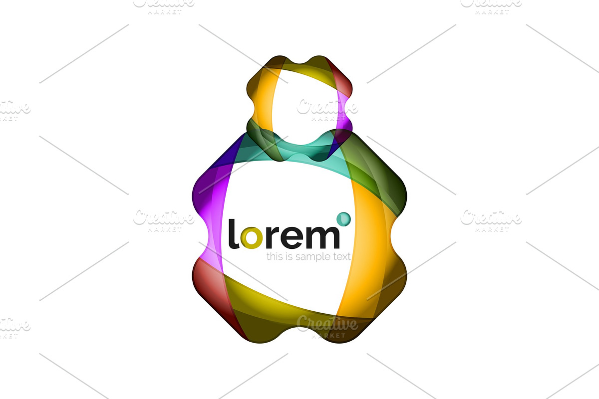 Abstract geometric business icon in Illustrations - product preview 8
