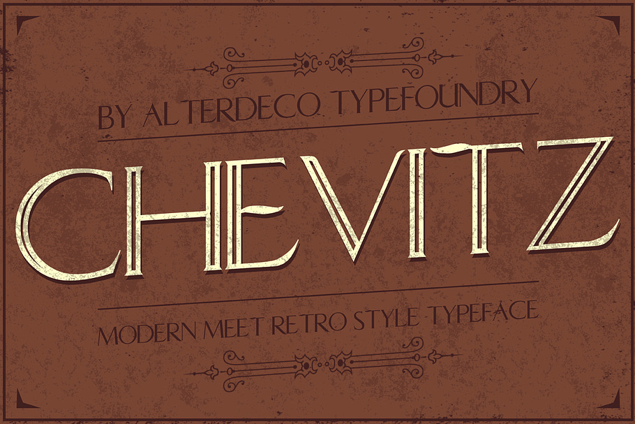 Chevitz typeface in Display Fonts - product preview 8