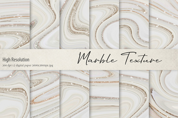 Marble Iridescent Textures