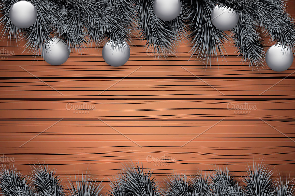Christmas snow background in Illustrations - product preview 8