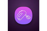 Handheld mixer app icon
