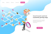 Landing page for customer journey