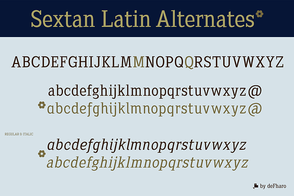 Sextan Cyrillic in Non Western Fonts - product preview 2