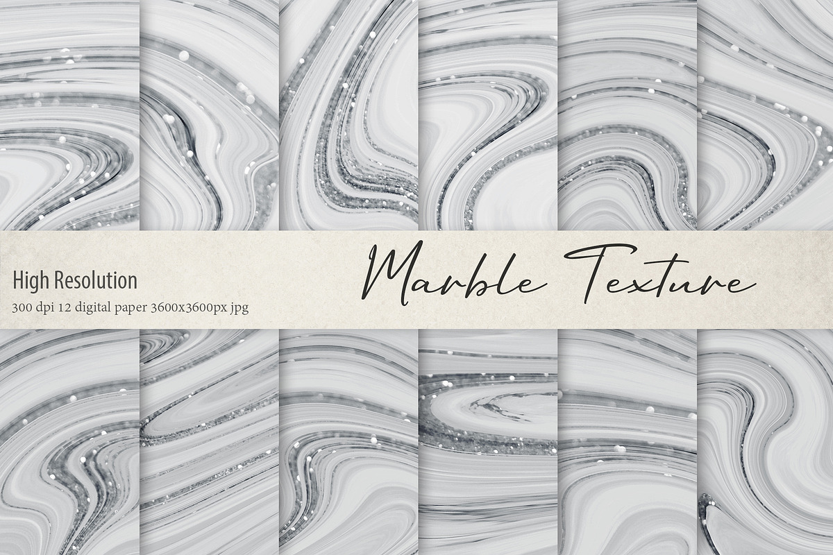 Grey Marble Textures in Textures - product preview 8