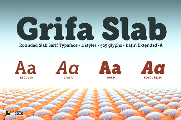Grifa Rounded & Slab -4 fonts- in Slab Serif Fonts - product preview 2