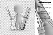 3D Small People - Hairdresser