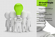 3D Small People - Ideas Leader