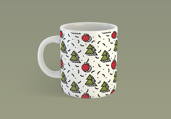 Christmas geometric pattern in Patterns - product preview 1
