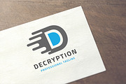 Letter D - Decryption Logo
