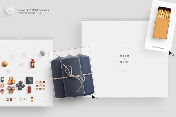 Lighting & Fairy Lights Overlays in Product Mockups - product preview 1