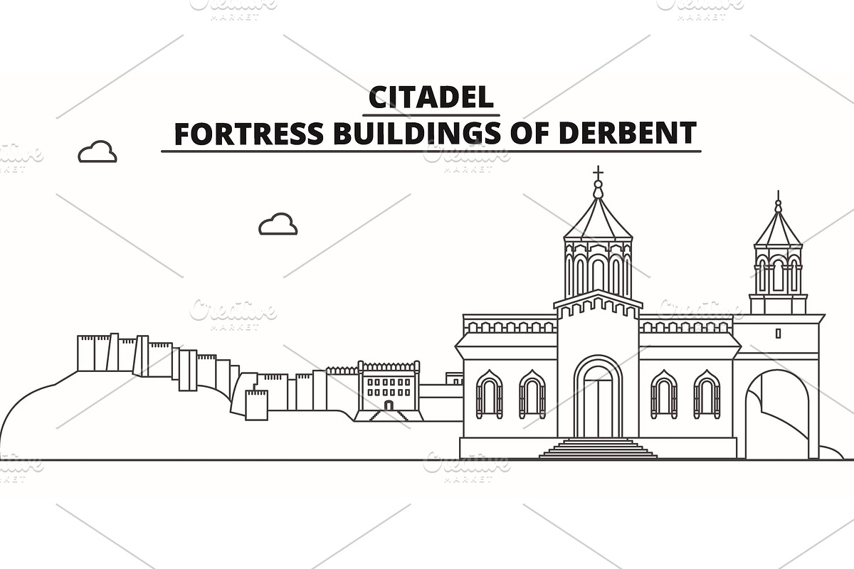 Russia, Dagestan, Derbent, Citadel in Illustrations - product preview 8