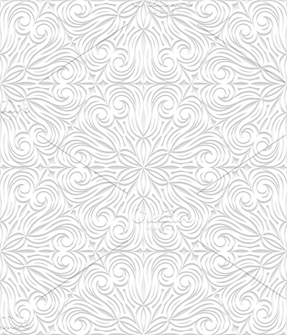 Set of decorative seamless patterns in Patterns - product preview 3