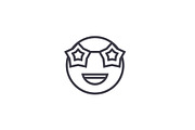 Celebrity Emoji concept line