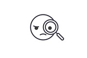 Detective Emoji concept line