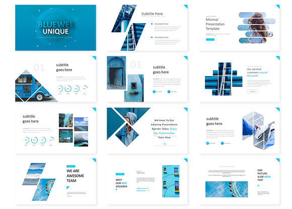 Bluewel - Powerpoint Template in PowerPoint Templates - product preview 1