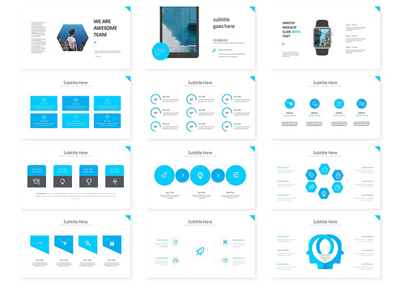 Bluewel - Powerpoint Template in PowerPoint Templates - product preview 2