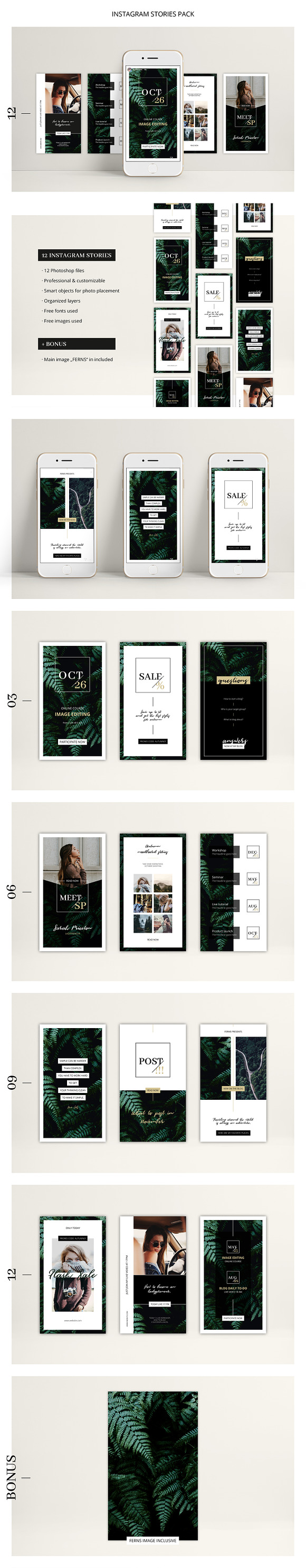 Entire Instagram Templates in Instagram Templates - product preview 11