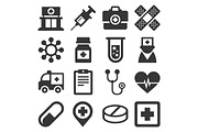 Health Medic Icons Set