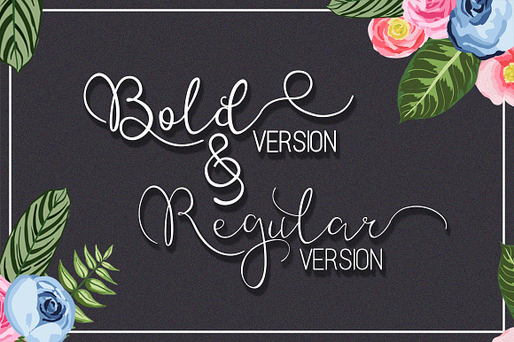 The Flanela + Extras in Script Fonts - product preview 1