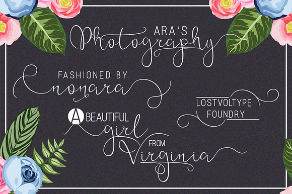 The Flanela + Extras in Script Fonts - product preview 2