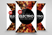 Electro Music Flyer Templates