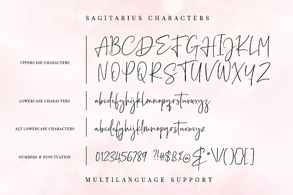 Sagitarius Signature Font in Signature Fonts - product preview 13