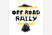 Off Road Rally Lettering