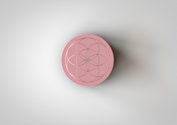 Round Cosmetic Tin Mock-Up in Product Mockups - product preview 8