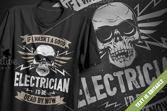 Good Electrician - Typography Design in Illustrations - product preview 5